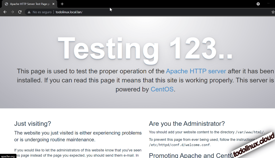 Instalar apache en centos 7